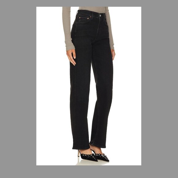 NWT AGOLDE Harper Jean in Hush - Size 24 - Picture 8 of 9